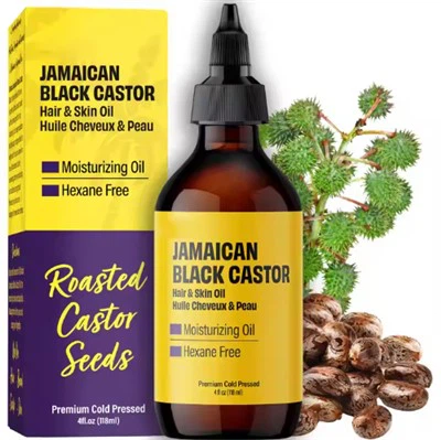 Ямайско черно растеж на косата рициново масло